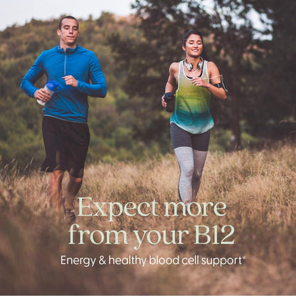 New Chapter Fermented Vitamin B12 1,000 mcg | USDA Organic, Vegan, Gluten Free - 60 Count