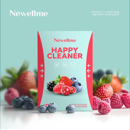 NEWELLME Happy Cleaner Super Greens Powder – Watermelon & Berry Variety Pack, 28 Packets