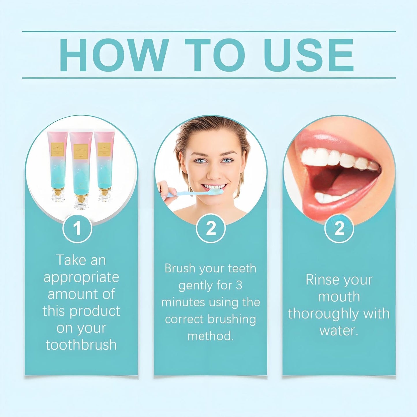 Niacinamide Whitening Toothpaste 2-Pack | Fresh Breath, Stain Removal & Enamel Safe