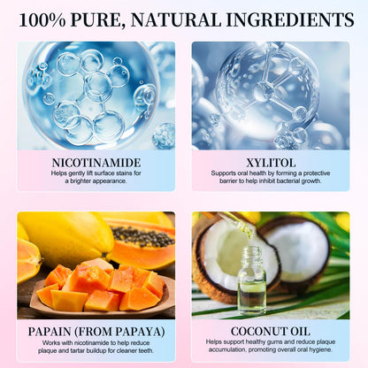 Niacinamide Whitening Toothpaste 100g – Fresh Breath, Stain Removal & Gum Care