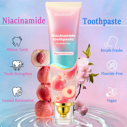 Niacinamide Whitening Toothpaste | Probiotic, Fluoride-Free, Sensitivity Relief