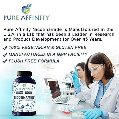 Nicotinamide 200 Count – 500 mg Niacinamide | Pure Affinity