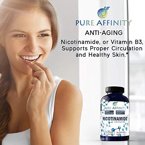 Nicotinamide 200 Count – 500 mg Niacinamide | Pure Affinity