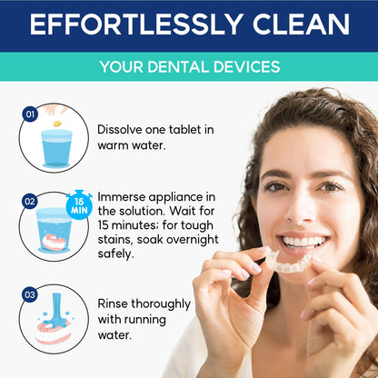 Difiney Anti Snoring Device Cleaner Tablets – Retainer & Invisalign Cleaner