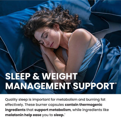 Night Time Fat Burner to Shred While You Sleep | Belly Fat & Weight Loss Support