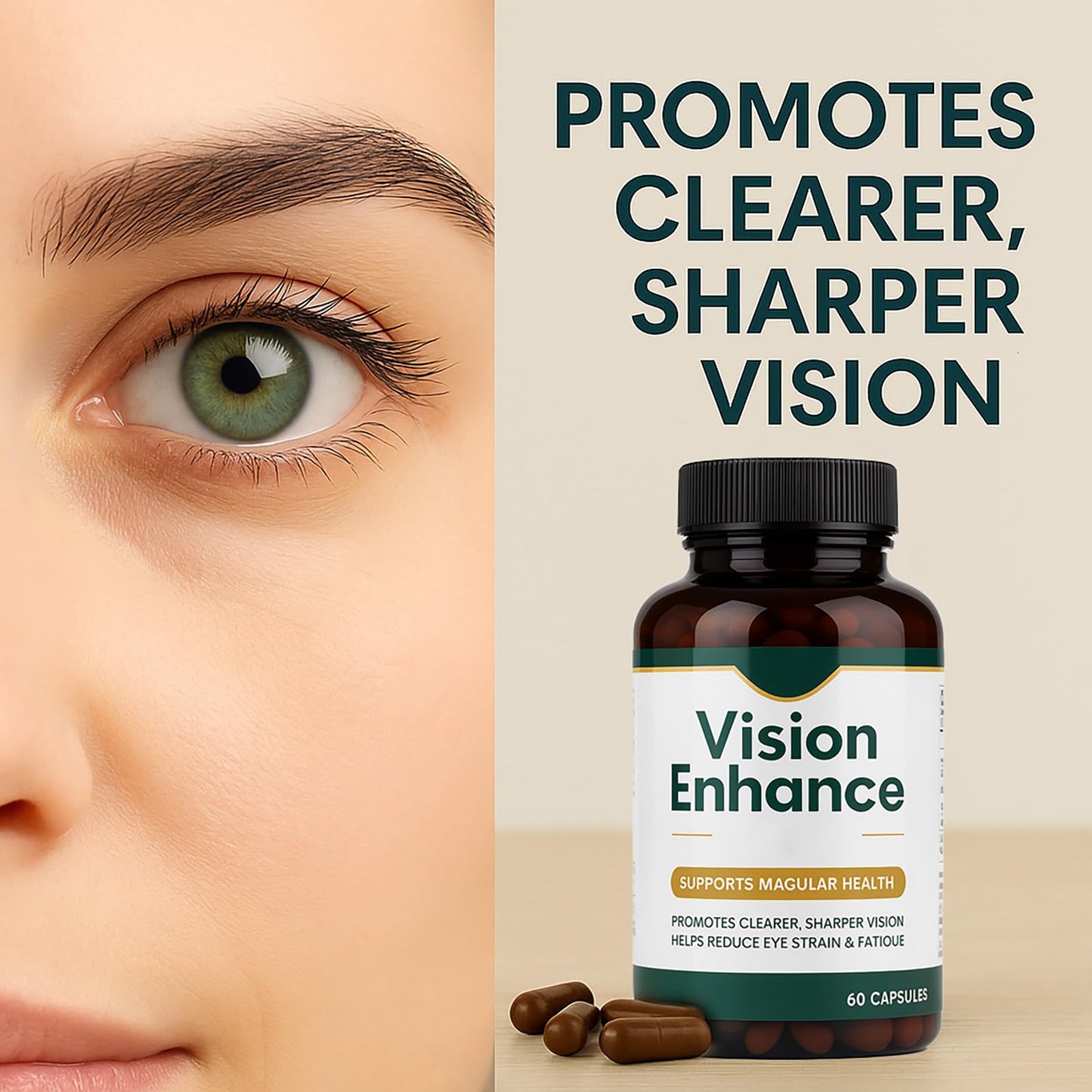KBSBUBB Vision Enhance Pro – Lutein, Zeaxanthin & Bilberry Carotenoid Blend, 30-Day Supply