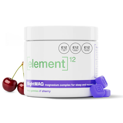 ELEMENT12 NightMAG Magnesium Complex, Sixty Gummies | Cherry