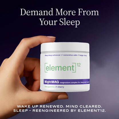 ELEMENT12 NightMAG Magnesium Complex, Sixty Gummies | Cherry