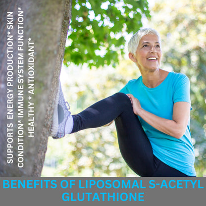 Nikoni Liposomal S-Acetyl L-Glutathione + Resveratrol – HA & Collagen 500 mg, 120 Softgels