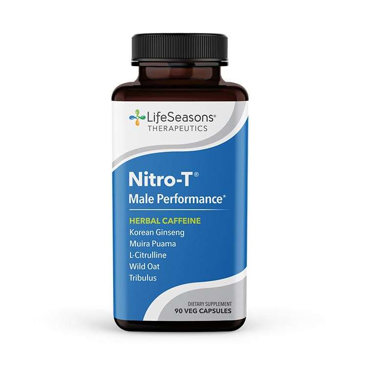 LifeSeasons Nitro-T – Men’s Performance Support Supplement | Boost Stamina, Energy & Circulation