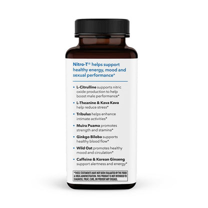 LifeSeasons Nitro-T – Men’s Performance Support Supplement | Boost Stamina, Energy & Circulation