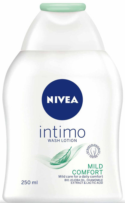 NIVEA Intimo Natural Daily Comfort — Mild & Delicate Feminine Cleanser, 250 ml