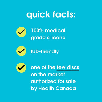 nixit Menstrual Disc | Ultra-Soft Medical-Grade Silicone | Reusable | Holds 2X Period Cup or 6 Tampons | 12-Hour Protection | Light & Heavy Flow | Menstrual Cup, Pad & Tampon Alternative