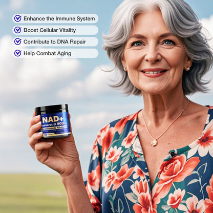 NLMUBR LUCKSIT NAD Supplement – Liposomal NAD with Nicotinamide Riboside, Resveratrol & Quercetin 900 | 400 Count (5 Pack)