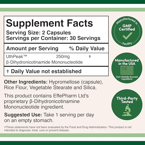 Double Wood NMNH NMN Supplement Alternative – Clinically Studied NMNH for NAD+ Support