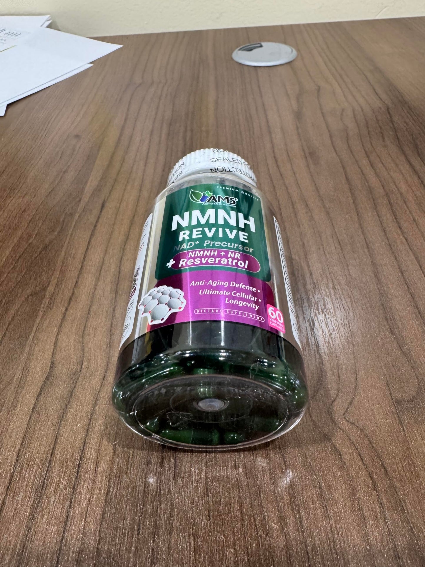 NMNH Revive by America Medic & Science – Dual NAD+ Precursor for Longevity, Energy & Skin Health | 60 Capsules