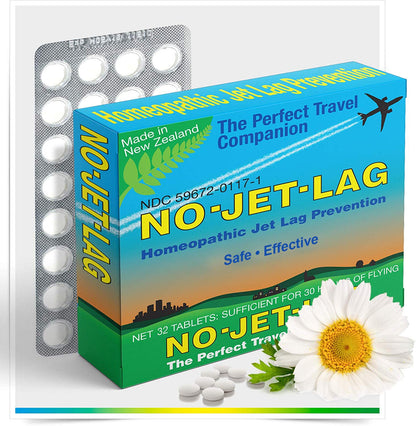 No Jet Lag Homeopathic Remedy – Miers Laboratories, 32 Chewables