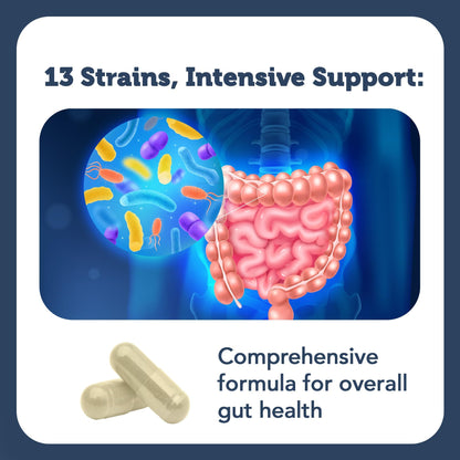 Vitamin Bounty Pro-100 Probiotic – 100B CFU, 13 Strains | Gut & Immune Support