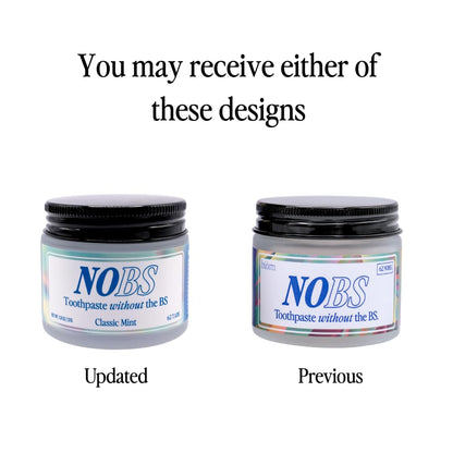 NOBS Toothpaste Tablets – Fluoride-Free Nano Hydroxyapatite, Plastic Free, Eco & Travel Friendly