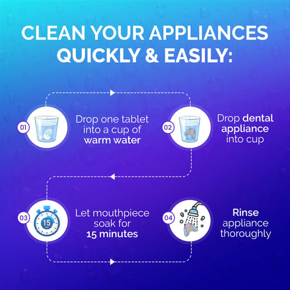 Retainer & Denture Cleaner | 180 Tablets for Aligners & Night Guards
