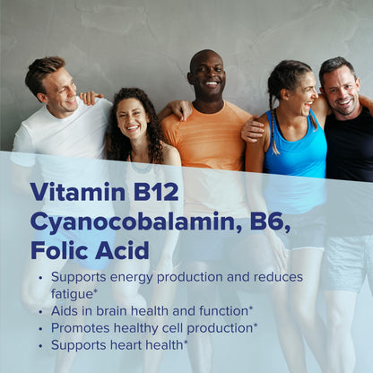 Superior Source No Shot B12 5000 mcg + B6 & Folic Acid – Sublingual Tablets (100)