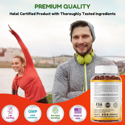 Halal Multivitamin Gummies for Women & Men – Immune & Wellness | 90 Gummies (45-Day)