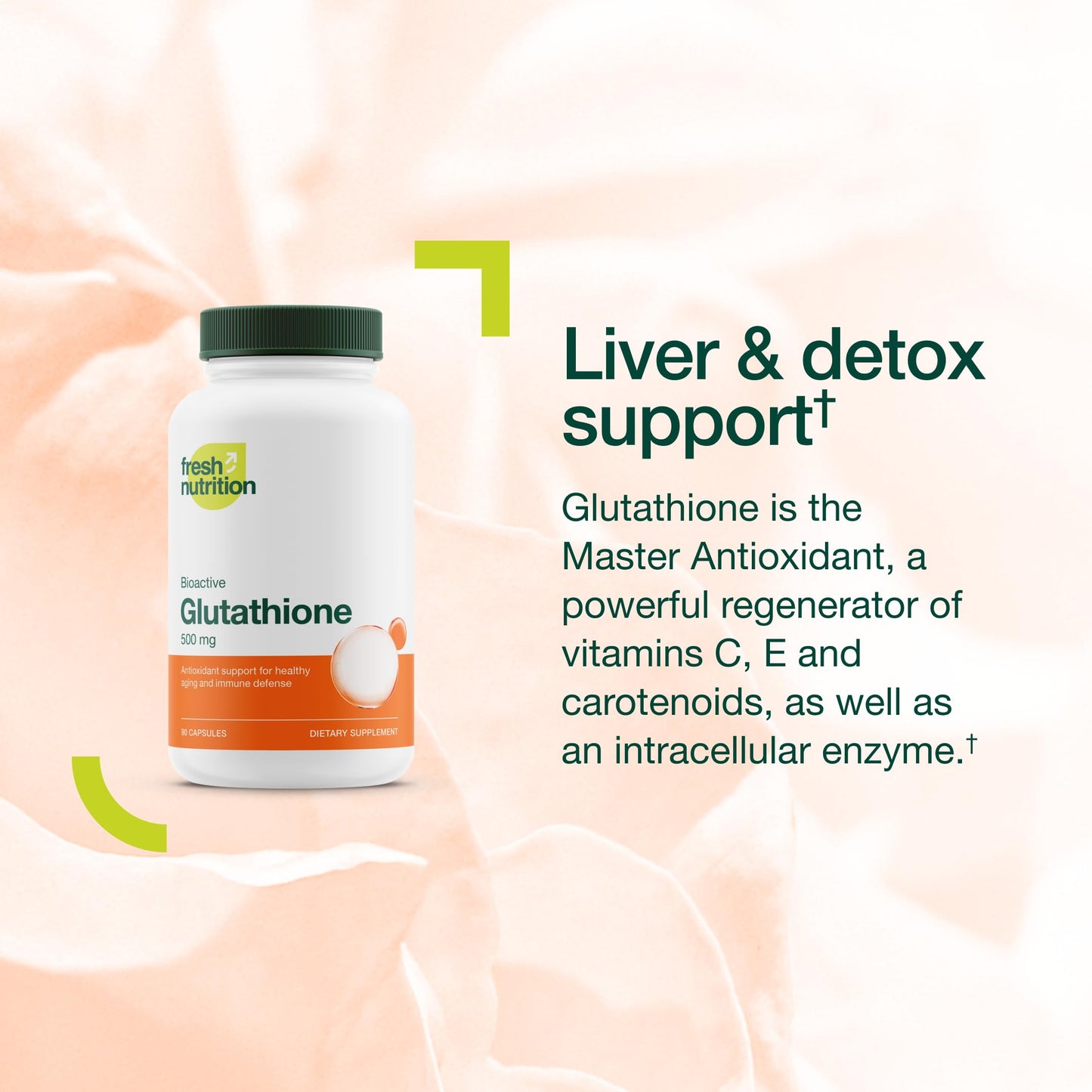 Glutathione Reduced Capsule | DNA Verified, Strongest Potency, Vegan & Non-GMO (Pack of 2)