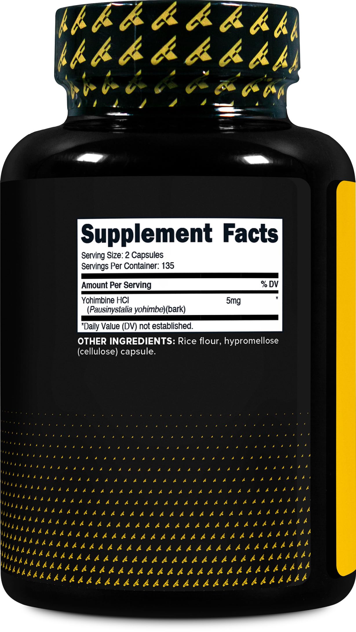 PrimaForce Yohimbine HCl 2.5mg, 270 Capsules - Premium Supplement, Boosts Performance, Zero Fillers, Non-GMO and Gluten Free
