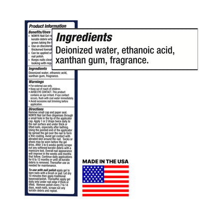 NONYX Fungal Nail Clarifying Gel | Clinically Proven for Discolored, Thick Nails (90% Improvement) | Made in USA