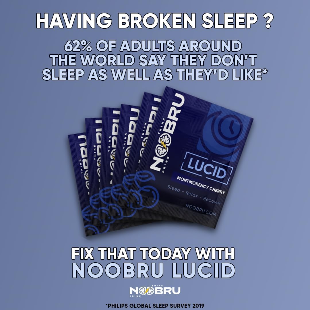 Noobru Lucid Nootropic Sleep Powder Drink – Deep Sleep & Lucid Dreams