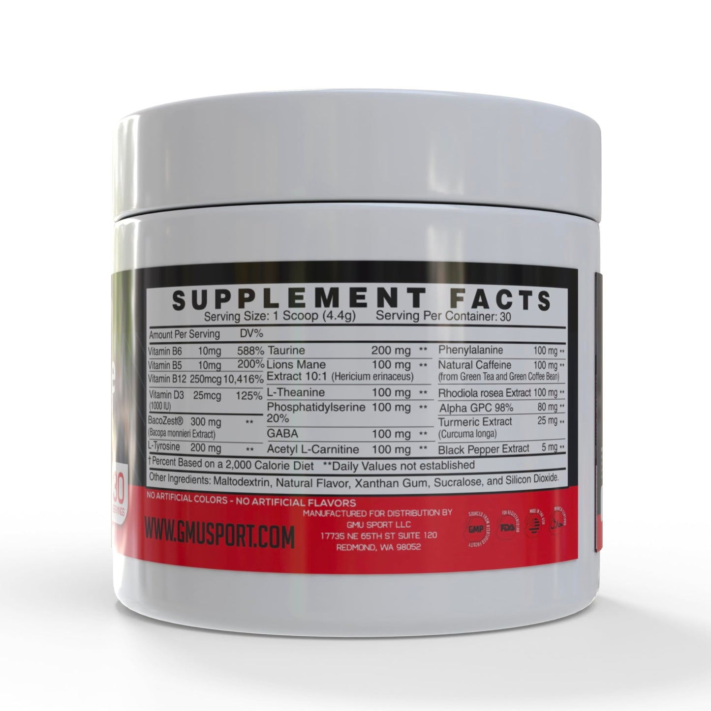 Nootro-Prime Brain Boost – Focus & Memory Nootropic (30 Servings) Tropical