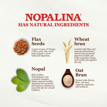 Nopalina Flax Seed Capsules 240 Capsules – Digestive Health & Fiber Support