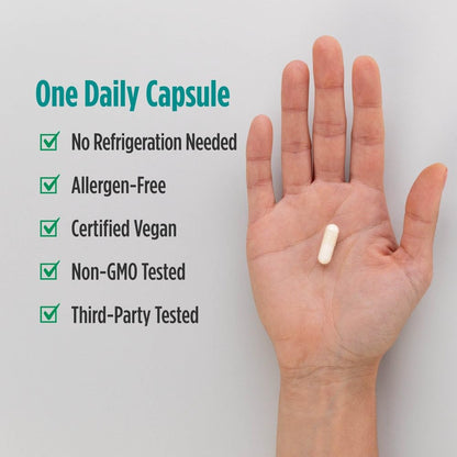Nordic Flora Probiotic Comfort – 30 Capsules, 13 Strains, 15B Cultures | Vegan & Non-GMO