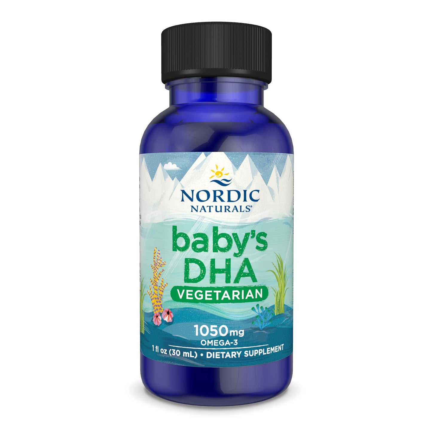 Nordic Naturals Baby’s DHA Vegetarian - Unflavored 1050 mg Plant-Based Omega-3 (1 oz)