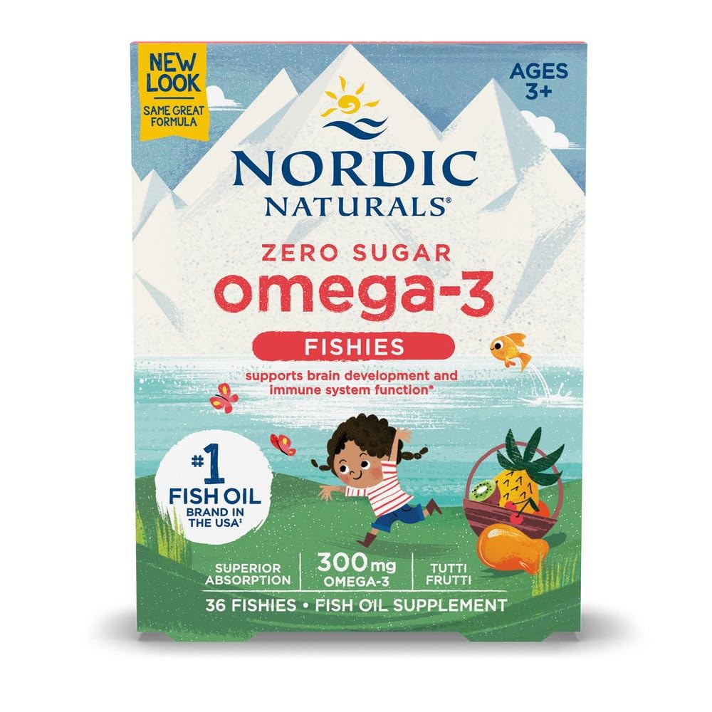 Nordic Naturals Omega-3 Fishies Tutti Frutti - 36 Servings, 300 mg EPA/DHA