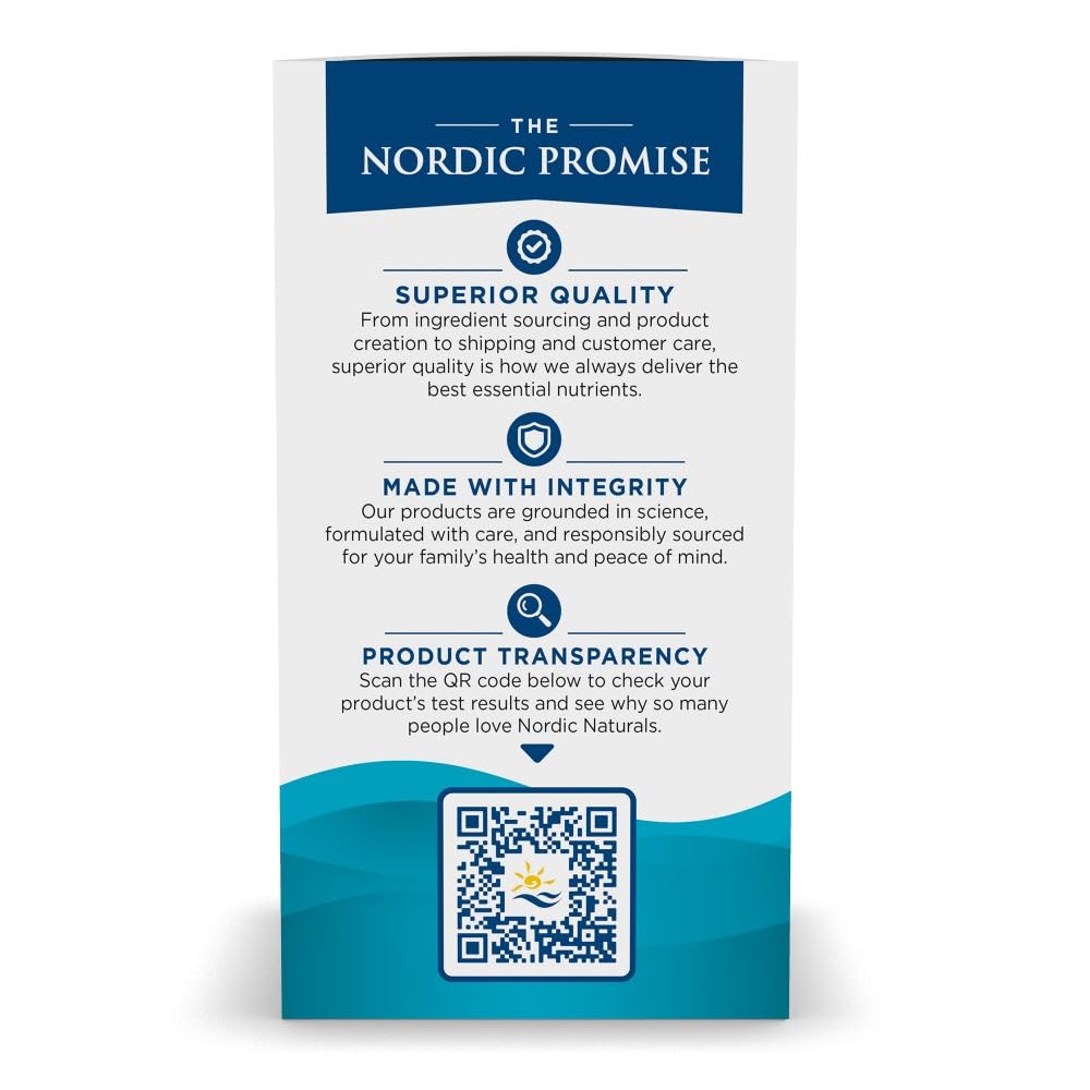 Nordic Naturals Omega Curcumin Lemon | 60 Soft Gels, 1200 mg Omega-3 + 400 mg Curcumin | Non-GMO
