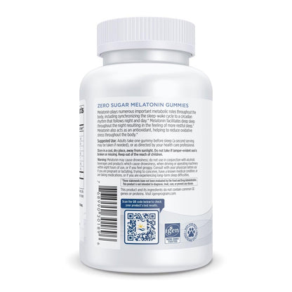 Nordic Naturals Zero Sugar Melatonin Gummies – Raspberry, 1.5 mg, 120 Gummies | Vegan & Non-GMO
