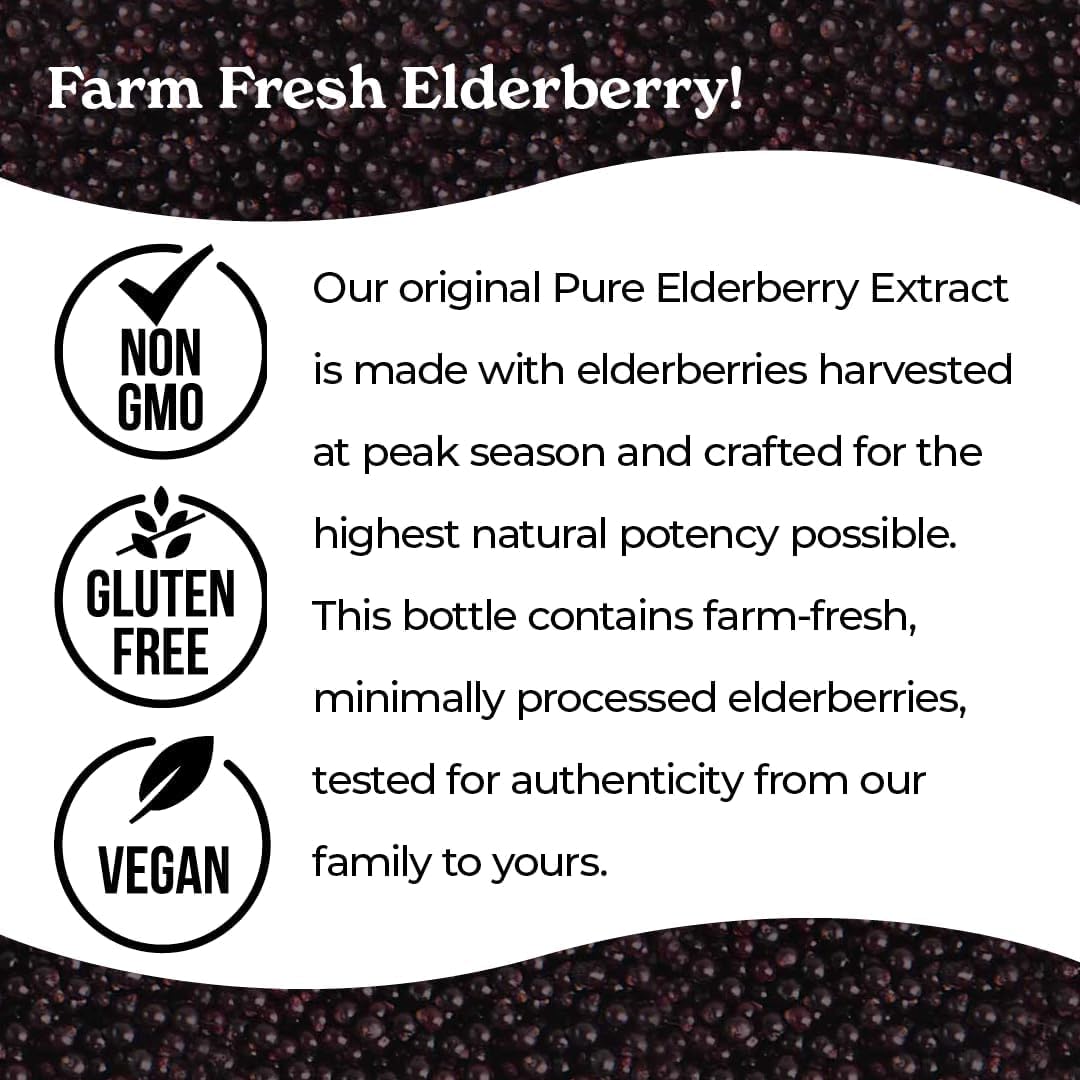 Norm's Farms Elderberry Extract & BeeWellness Syrup 2PK – Immune Support for Kids & Adults, Made in USA