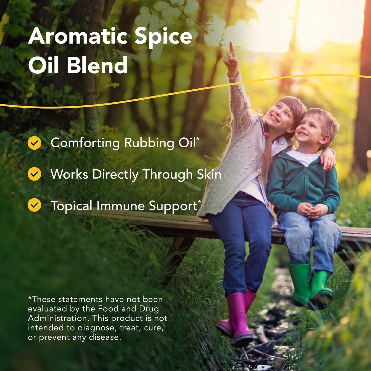 NORTH AMERICAN HERB & SPICE Kid-e-kare Rubbing Oil - 1 fl oz - Comforting Spice Blend
