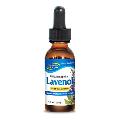 North American Herb & Spice Lavenol - Wild Lavender Oil, 1 oz, Mountain-Grown, Non-GMO