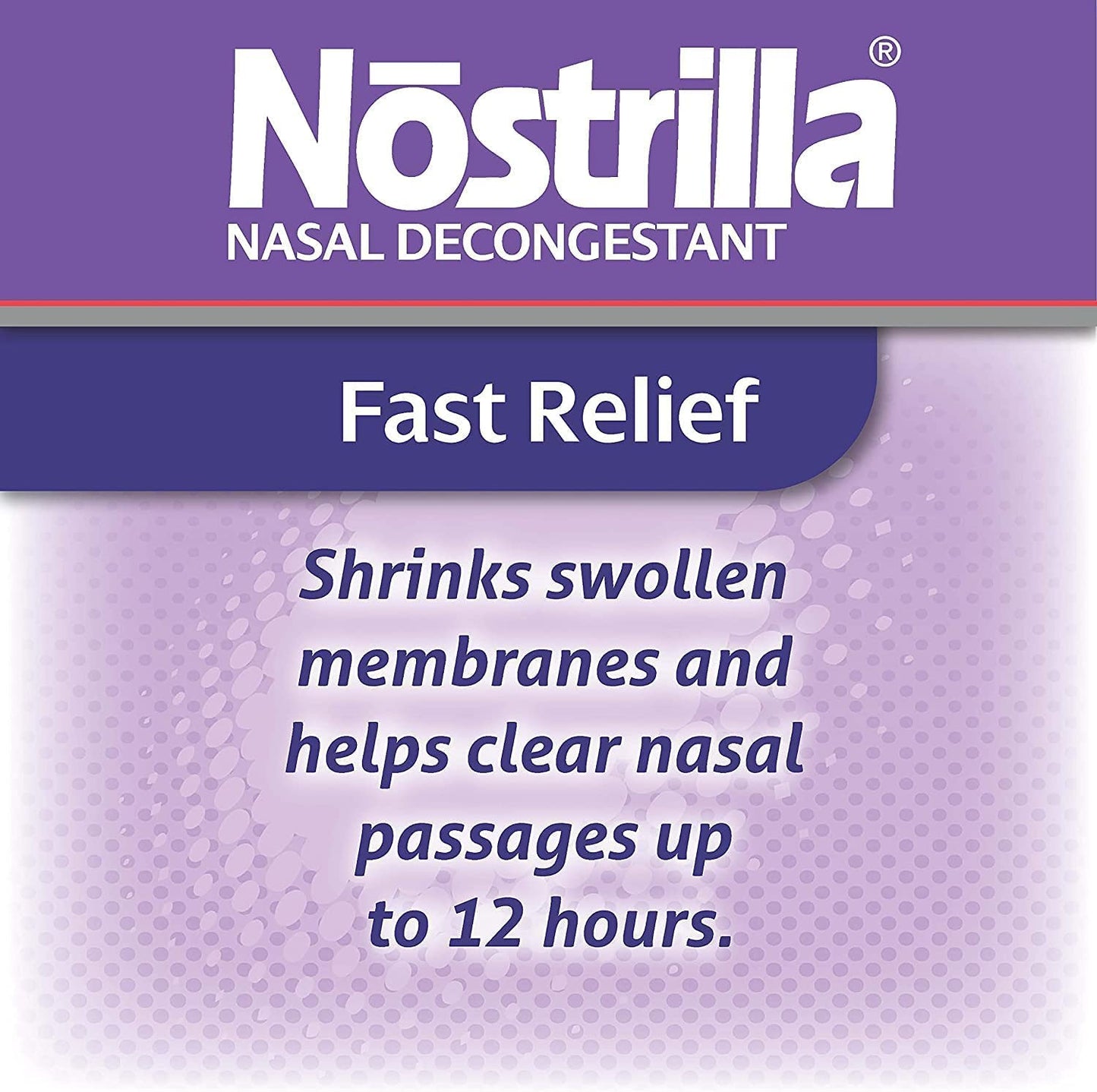 Nostrilla Nasal Decongestant Spray 0.5 oz – Stuffy Nose Relief (6 Pack)