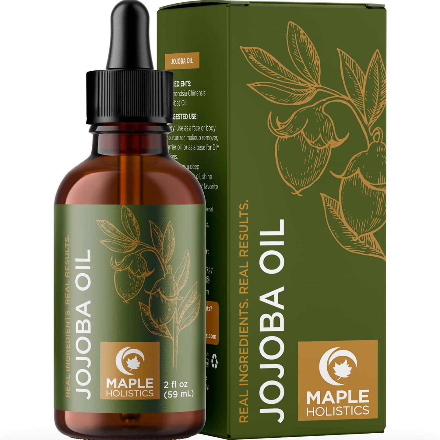 Nourishing Cold-Pressed Jojoba Oil - Pure Carrier Oil for Hair, Skin & Nails