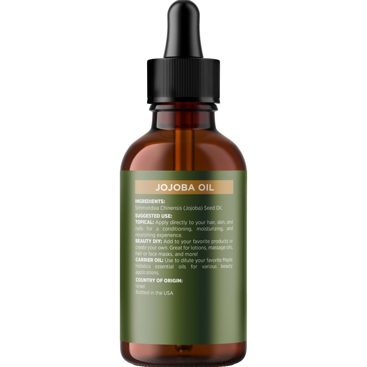 Nourishing Cold-Pressed Jojoba Oil - Pure Carrier Oil for Hair, Skin & Nails
