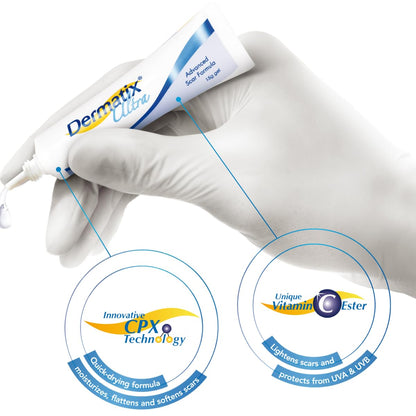 NOUVOS Dermatix Ultra Scar Gel - 15g | Softens and Flattens Scars, Quick-Drying, Odorless