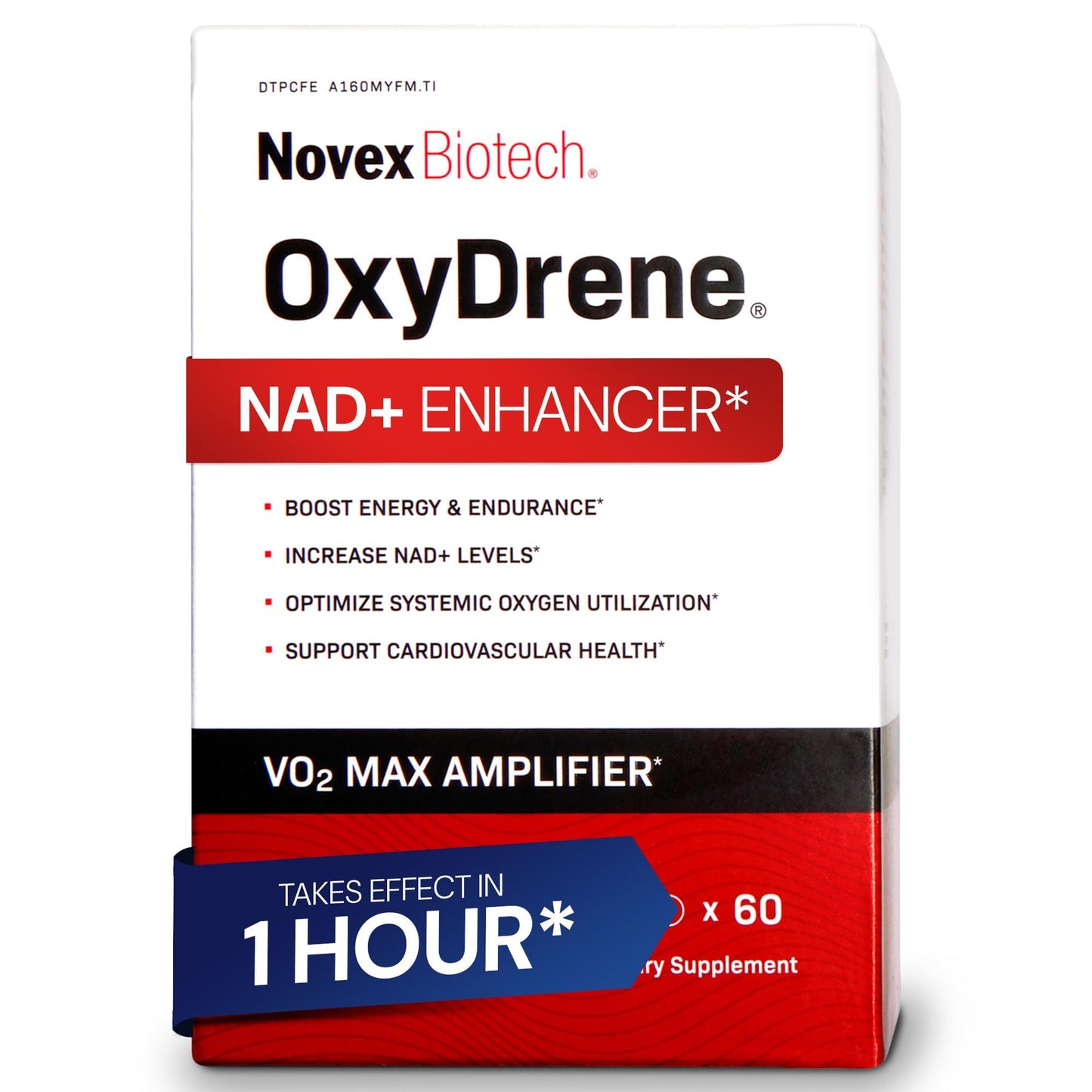 Novex Biotech Oxydrene NAD+ Enhancer – Metabolism & Cardiovascular Support (60 Capsules)