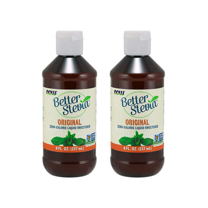 Now Foods BetterStevia Original Liquid Extract — 2 x 8 oz Bottles