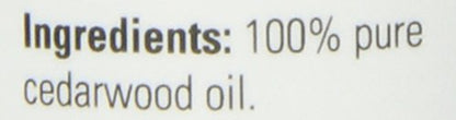NOW Cedarwood Oil 1 Fl Oz (Pack of 2) | Pure Essential Oil