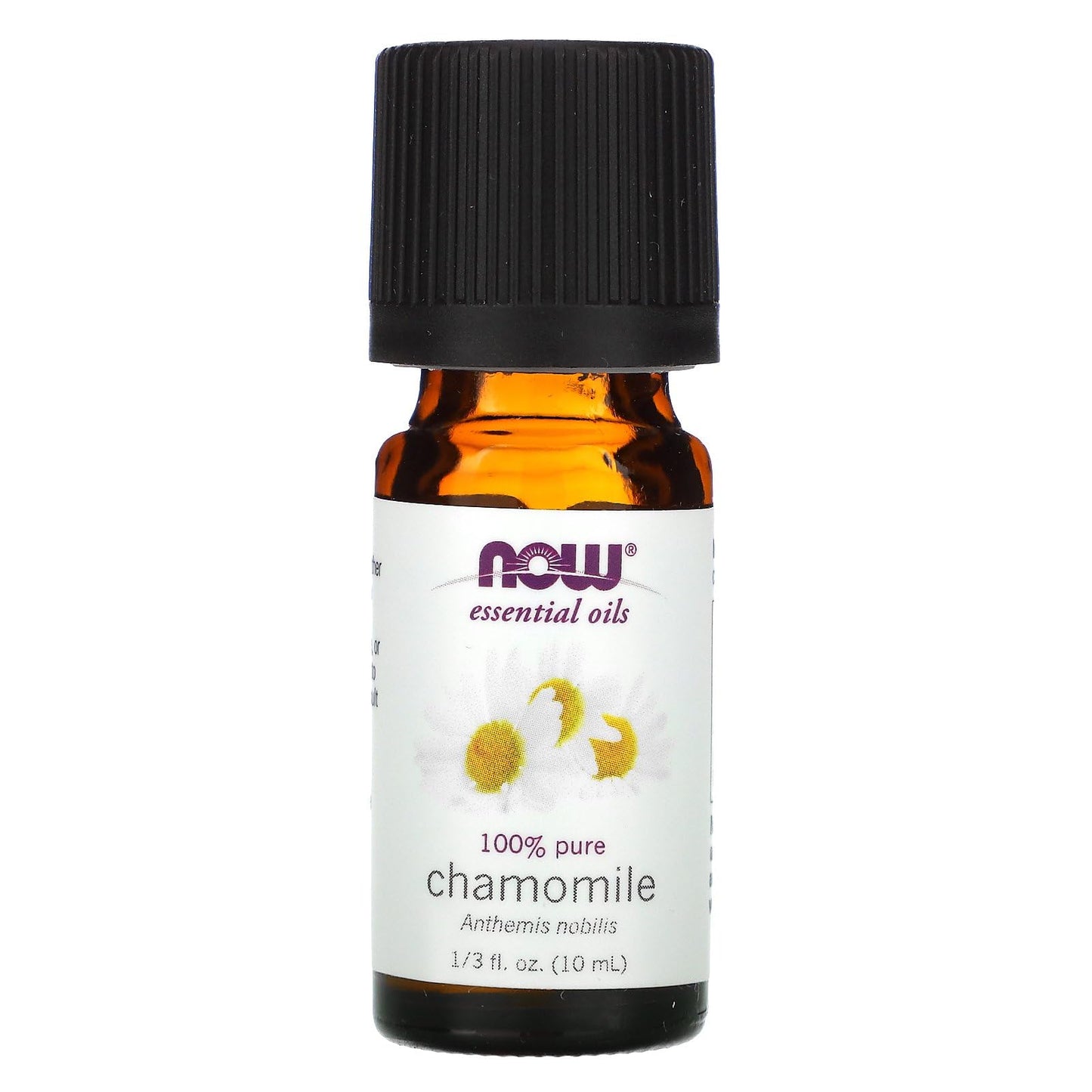 NOW Essential Oils Chamomile Oil 10 ml – Pure Steam-Distilled Aromatherapy, Vegan