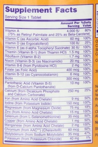NOW Foods Daily Vits – One Tablet Daily with Lutein & Lycopene, 250 Tablets