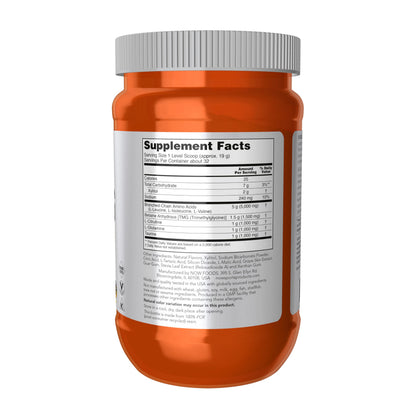 NOW Foods BCAA Big 6 – Grape, 600 g | Caffeine-Free Sports Nutrition